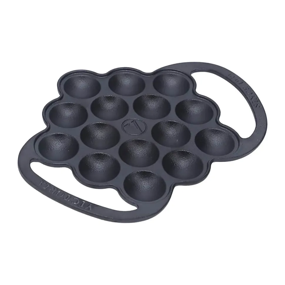 Emaljeret Æbleskivepande