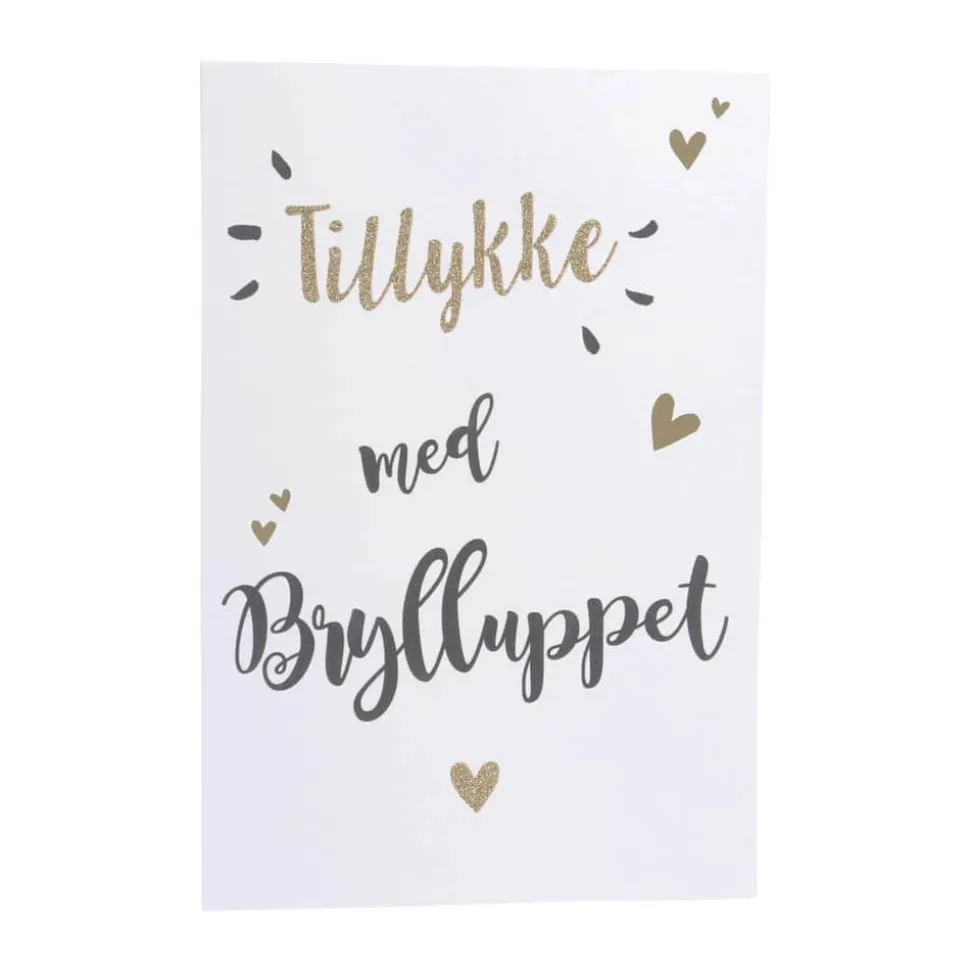 Kort - Tillykke med brylluppet