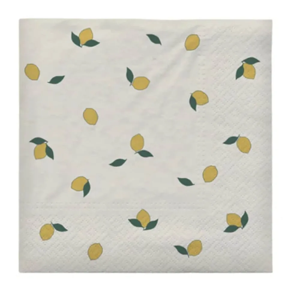 Lemon Papirservietter - 12 stk.