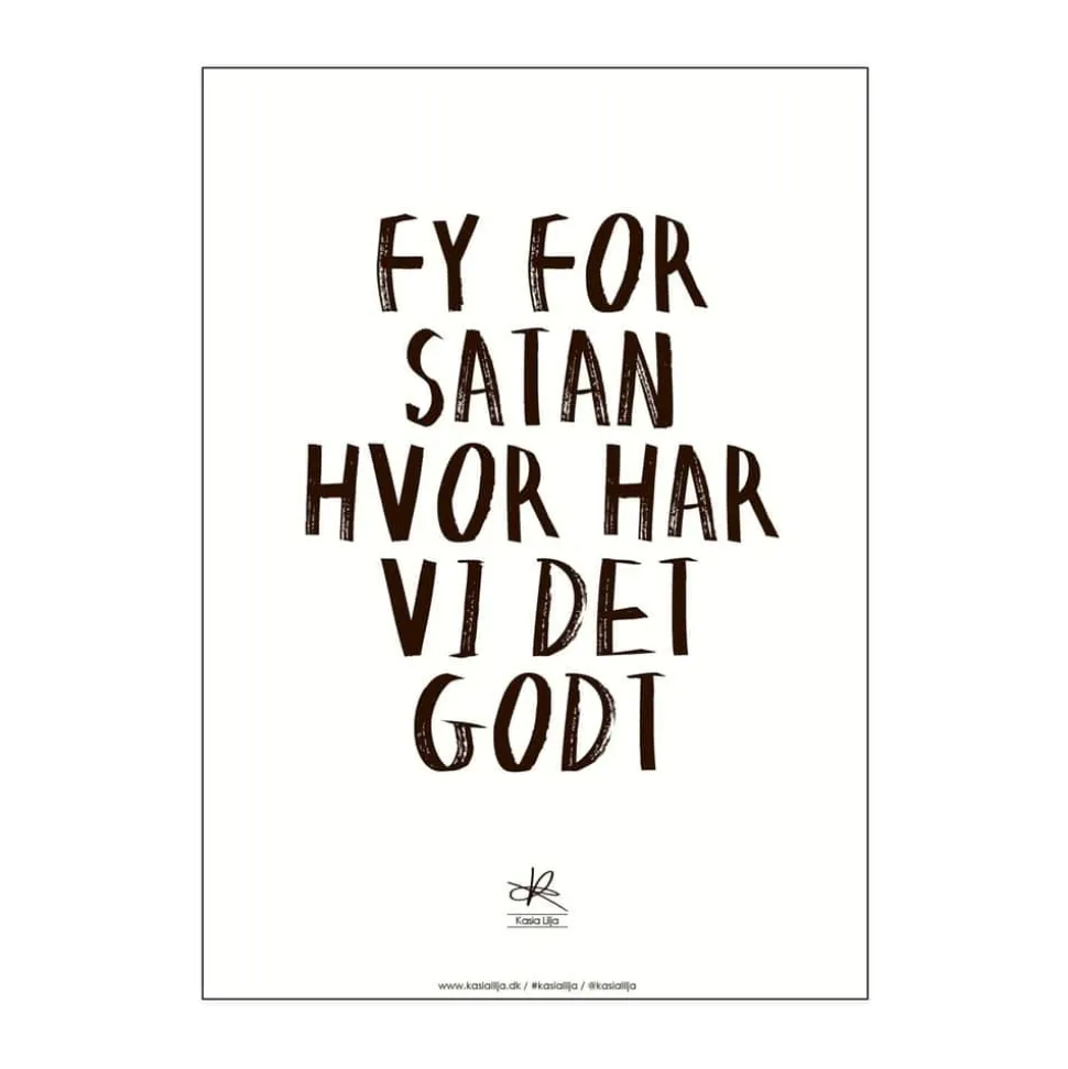 Plakat - Hvor har vi det godt