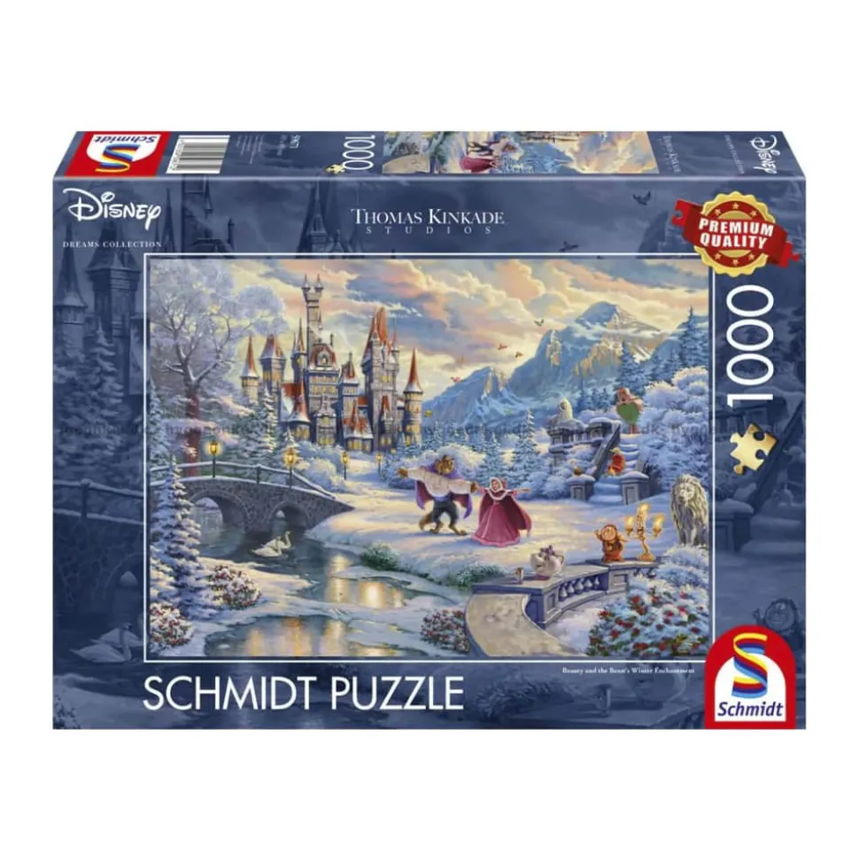 Puzzle - Disney Skønheden & Udyret - Vinter