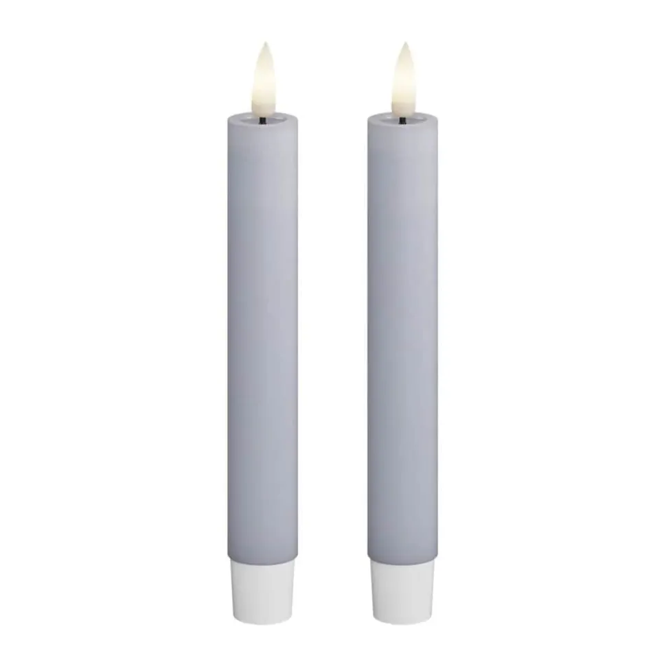Real Flame LED Kronelys - 2 stk.