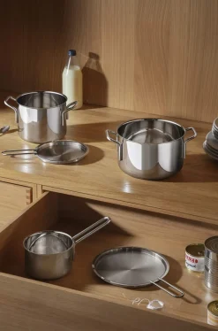 Stainless Steel Grydesæt - 3 dele