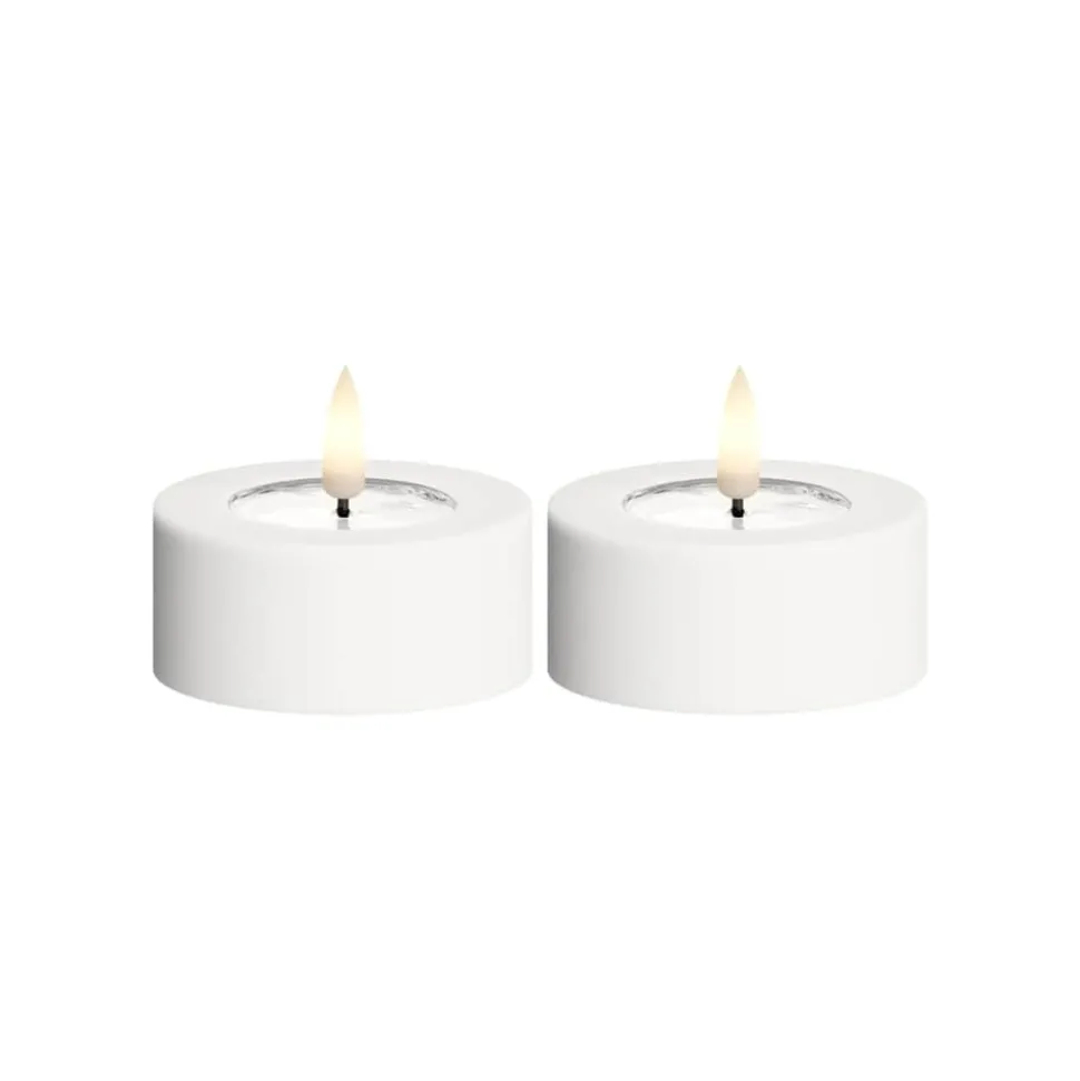 Udendørs LED Fyrfadslys - 2 stk.