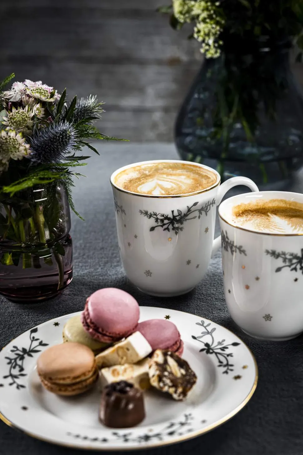 Vinterstjerner Desserttallerken